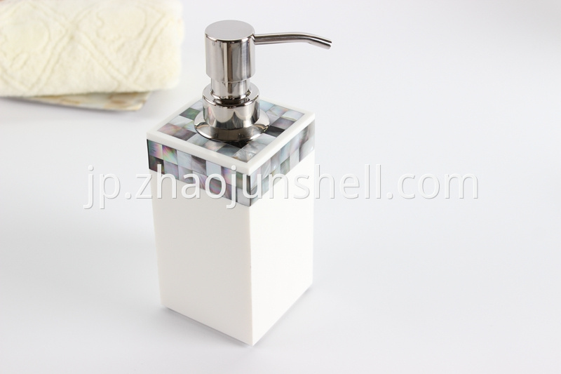 mother of pearl soap pump